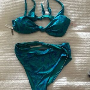 Victoria's Secret Teal Bikini top & bottom
